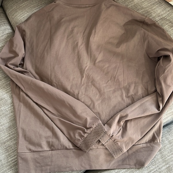 NWT Adidas women’s golf sport quarter zip mocha brown sz M - Picture 5 of 5